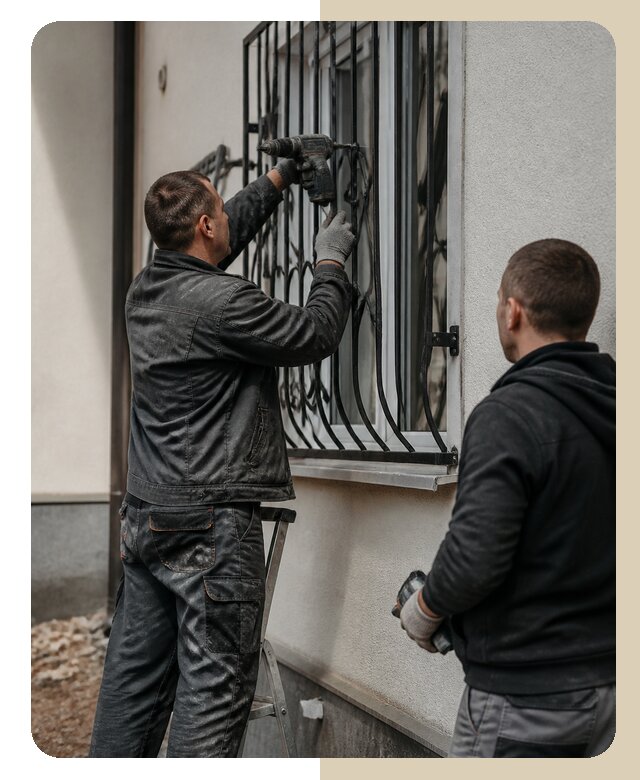 Установка наружных решеток в Казани от 5202 р. | Дверной